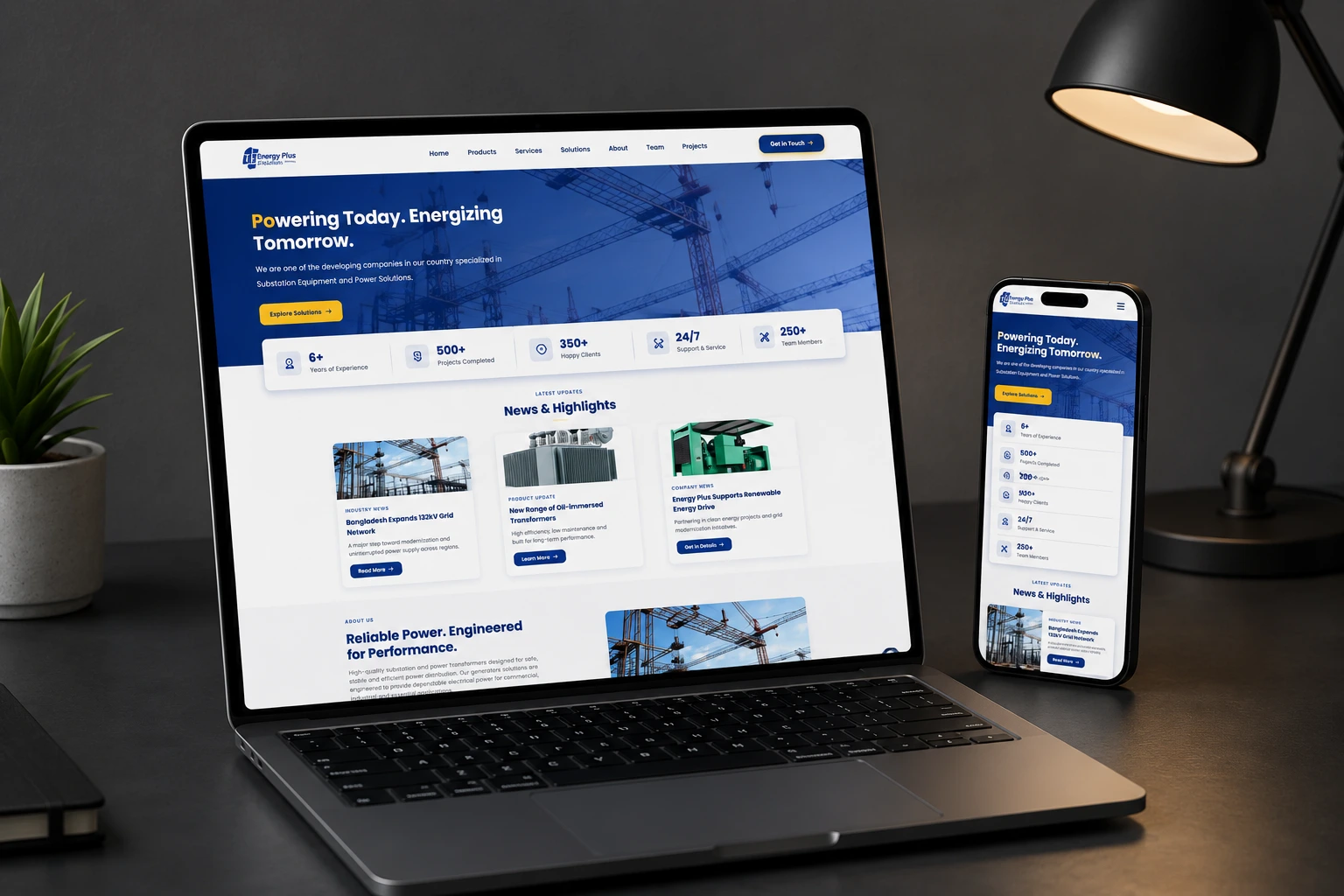 Electrical Business Website