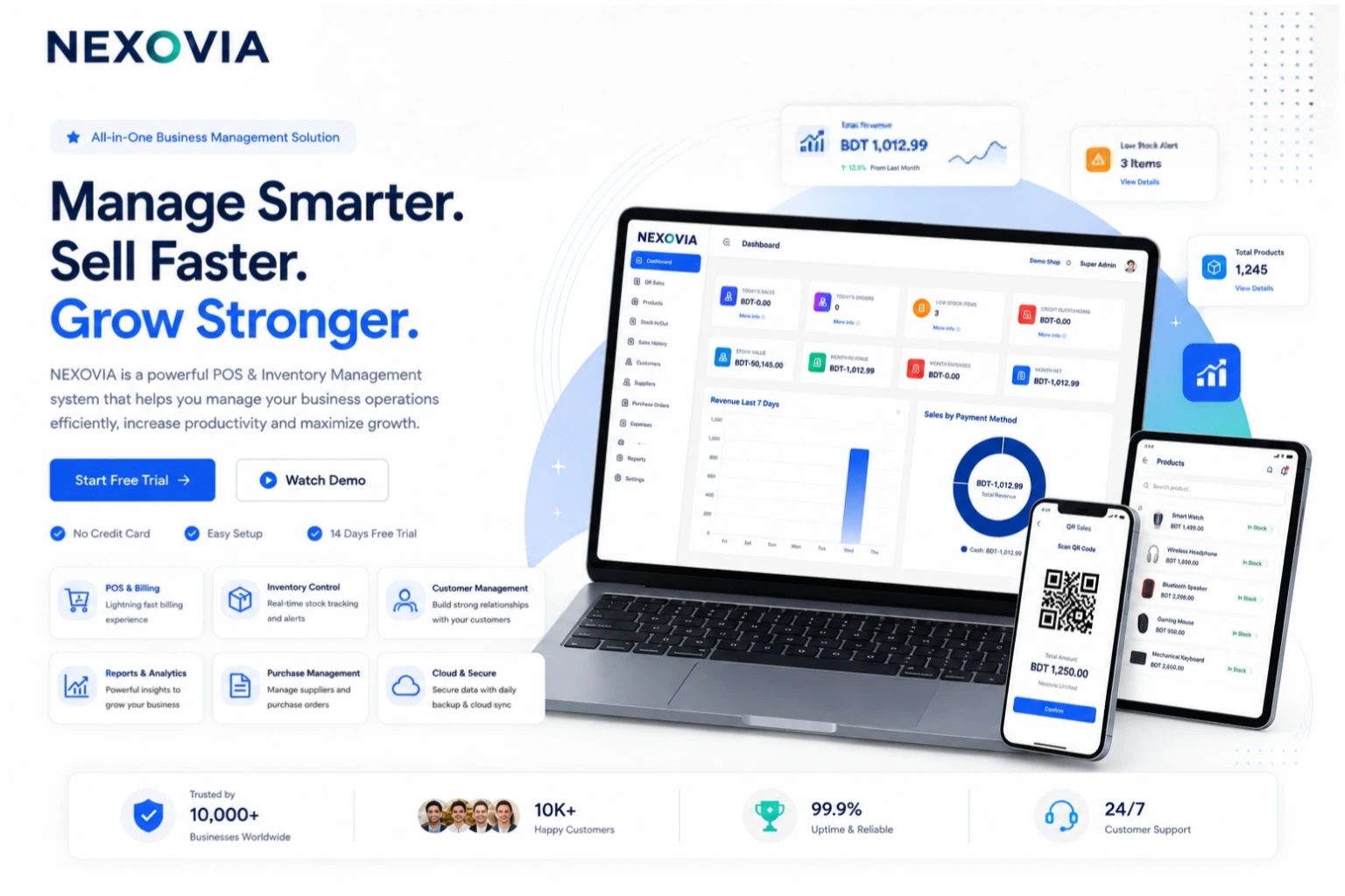 Accounts & Billing Dashboard